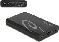 Delock 41453 USB-oplader USB-C, USB-A USB PD Zwart Thuis USB Power Delivery (USB-PD), Overstroombeveiliging, Snellader - thumbnail