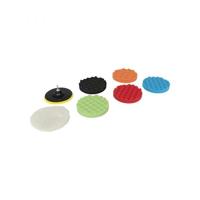 Polijstschijvenset 7-delig 150 mm. - thumbnail