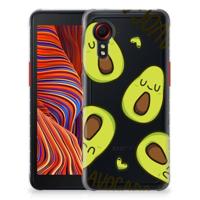Samsung Galaxy Xcover 5 Telefoonhoesje met Naam Avocado Singing - thumbnail