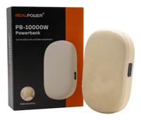 RealPower PB-10000W 10000 mAh Beige - thumbnail