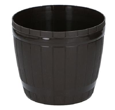 Bloempot Bruin diameter 19 cm (set van 2)