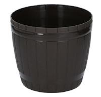 Bloempot Bruin diameter 19 cm (set van 2) - thumbnail