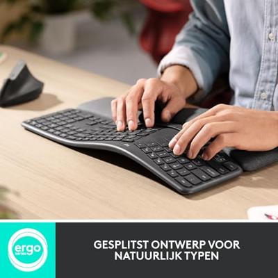 Logitech K860 ERGO Keyboard toetsenbord - thumbnail