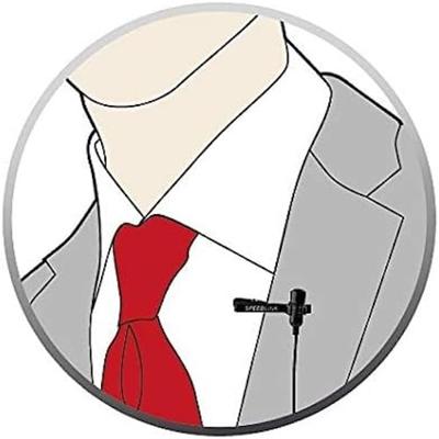 SPEEDLINK SPES Zwart Microfoon met bevestigingsclip SPEEDLINK SPES Zwart Microfoon met bevestigingsclip