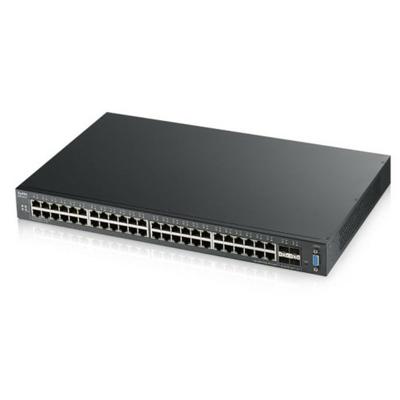 ZyXEL XGS2210-52 Managed L2 Gigabit Ethernet (10/100/1000) 1U Zwart