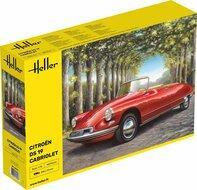 Heller 80796 Citroen DS 19 Cabriolet Bouwpakket Schaal 1:16 - thumbnail