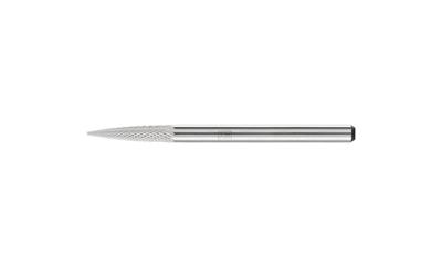 PFERD TOOLS 21222673 Freesstift Hardmetaal Spitsboog Lengte 43 mm Afmeting, Ø 3 mm Werklengte 13 mm Schachtdiameter 3 mm 1 stuks
