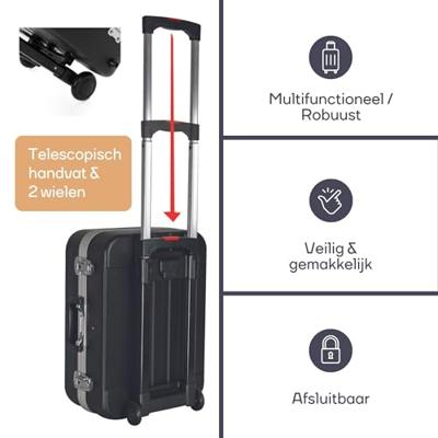 Gereedschapskoffer in abs 461 x 335 x 190 mm Velleman - Velleman
