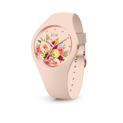 Ice-Watch Flower Medium Pink Nude Horloge