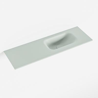 MONDIAZ EDEN Greey solid surface inleg wastafel voor toiletmeubel 70cm. Positie wasbak rechts