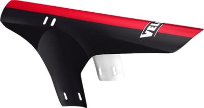 Velox voorspatbord mtb zwart/rood