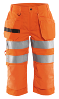 Blåkläder Dames Piraatbroek High-Vis 71391811 | High-Vis Oranje | Maat 46 - 7330509553367 - thumbnail