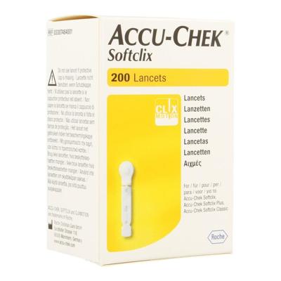 Accu-Chek Softclix lancetten 200 Stuks