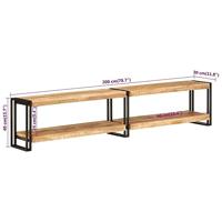 Tv-meubel 200x30x40 cm massief mangohout - thumbnail