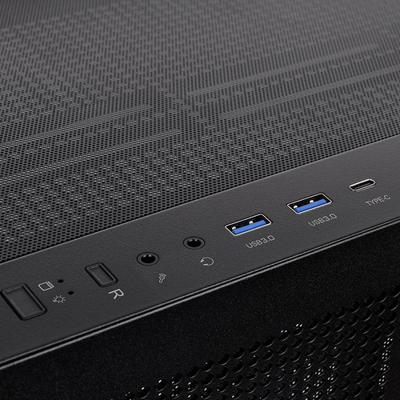 Thermaltake View 270 Plus TG ARGB Black Midi-tower Gaming-behuizing Zwart