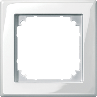 Merten 478119 Frame M-Smart Polar-wit (glanzend) 1 stuk(s)