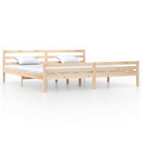Bedframe massief hout 200x200 cm - thumbnail