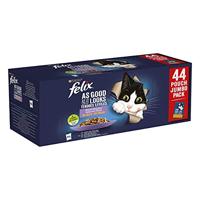 FELIX POUCH ELKE DAG FEEST IN GELEI MIX BOX TONIJN / ZALM / RUND / KIP 44X85 GR - thumbnail