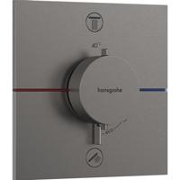 Hansgrohe Showerselect Comfort E thermostaat inbouw voor 2 functies black chrome 15572340 - thumbnail