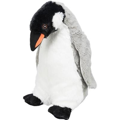 TRIXIE BE ECO PINGUÏN ERIN PLUCHE GERECYCLED ZWART / WIT / GRIJS 28 CM