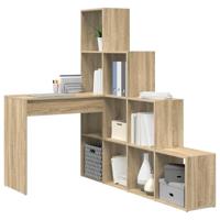 Hoekbureau Sonoma eiken 101,5 x 149,5 x 149,5 cm Bewerkt hout - thumbnail