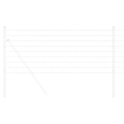 VidaXL Euro hek 0,4 x 10 m pvc-gecoat ijzer