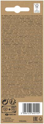 Balpen bic cristal re-new 1 pen + 2 vull m zwart