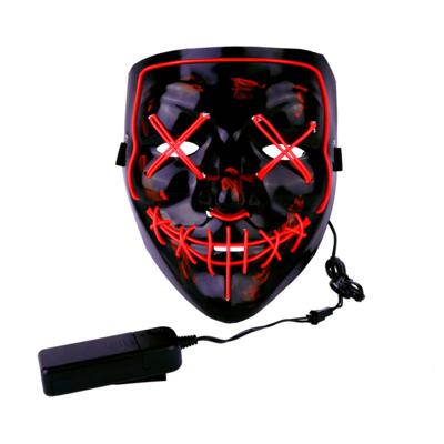 Purge LED Masker - 3 Lichtstanden - Halloween Masker