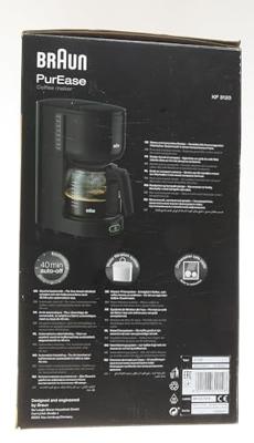 Braun KF3120BK PurEase Koffiezetapparaat Zwart Braun KF3120BK PurEase Koffiezetapparaat Zwart