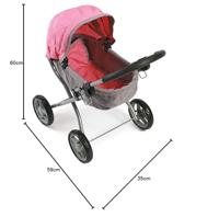 Bayer Chic Poppenwagen lilli (koraalroze) - thumbnail