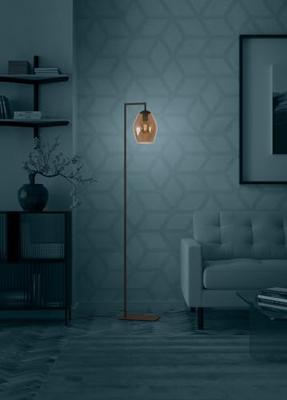 Stars of Light Design vloerlampEstanys 1 zwart - 390255