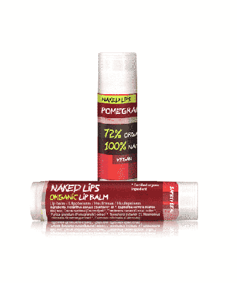 Naked Lips Vegan Lippenbalsem Granaatappel