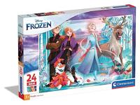 Clementoni legpuzzel super color maxi frozen ii, 24st. - thumbnail
