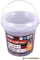 Connex Pz-Schroef 6.0X80 Vz Emmer 100St - B30114 - thumbnail