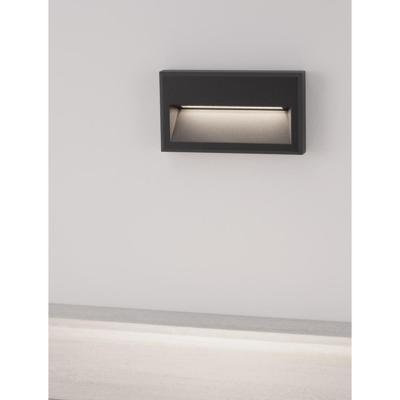 Lyora Strakke wandlampRio antraciet - 9492670