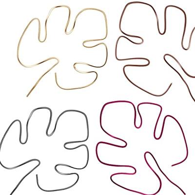 Vaessen Creative • aluminiumdraad triangle embossed 2.8mmx5m anthracite