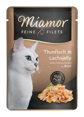 Miamor 74078 droogvoer voor kat 100 g Volwassen Zalm, Tonijn