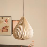 By-Boo Hanglamp 'Zuki' Linnen, 41cm - thumbnail