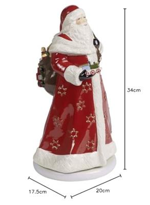 Villeroy & Boch Christmas Toys Memory Kerstman draaiend