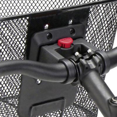 Klickfix Rixen & kaul - uni handlebar basket with light holder
