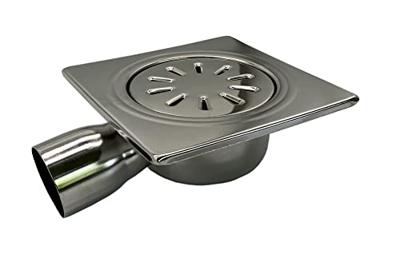 Doucheput Creavit RVS 150x150 mm Zijuitlaat Creavit