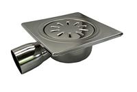 Doucheput BWS RVS 150x150mm Zijuitlaat - thumbnail