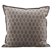 House Doctor Kussenhoes Velv grijs 50x50cm - thumbnail