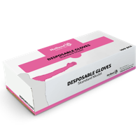 Wegwerphandschoenen Vet Roze - thumbnail