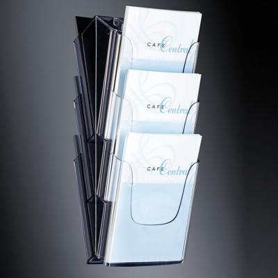 Sigel SI-LH135 Folderhouder Wandmodel 3xA4 Transparant Acryl Sigel SI-LH135 Folderhouder Wandmodel 3xA4 Transparant Acryl