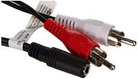 goobay RCA > 3-Pin 3.5 mm (female) adapter - thumbnail