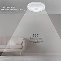 LED Plafondlamp - PIR Bewegingssensor - Ø29 cm - 12 watt - 800 Lumen - 4000K neutraal wit - IP20 Stofdicht - Wit - thumbnail