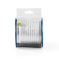 Nedis CSBR4010WT100 Coaxkabel Rg6t 10,0 M Minirol Wit - thumbnail