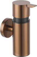 Saqu Nemo zeepdispenser 5,5x9,8x14cm geborsteld brons koper pvd-coating - thumbnail