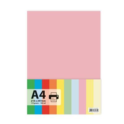 Papier A4 roze 100 vel 110 grams